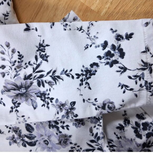 Design Lab White Floral Jeans - Size 26 - Picture 7 of 11